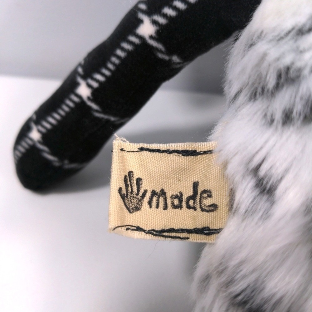 Wild Woogs‎ OOAK Handmade Monster Plush Fabric Art Soft Sculpture Rare Upcycled - Picture 10 of 11
